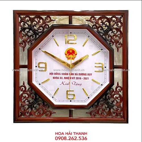Đồng hồ treo tường quà tặng - Quà Tặng Hoa Hải Thanh - Công Ty TNHH Mũ Bảo Hiểm Hoa Hải Thanh